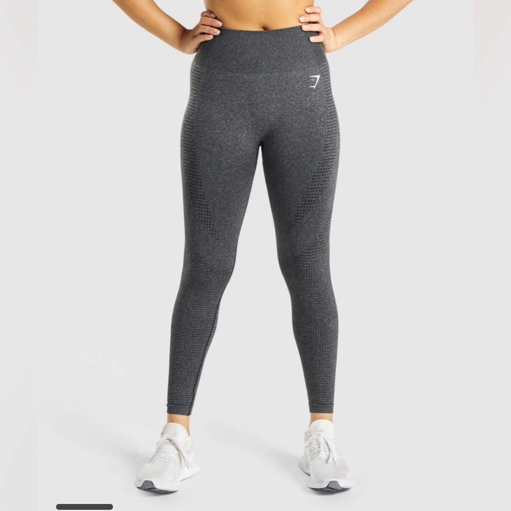 Gymshark Vital Seamless 2.0 Leggings - Charcoal Marl size Small